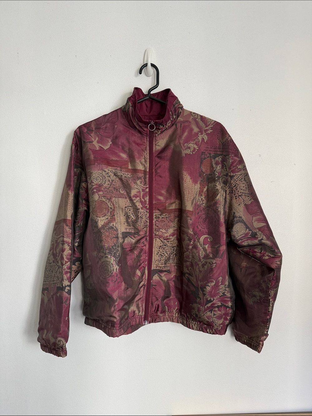 90’s Patterned Windbreaker